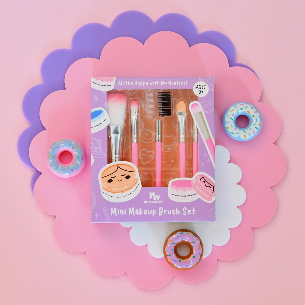 No Nasties Kids Mini Makeup Brush Set - No Nasties