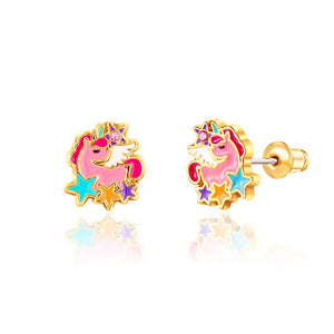 Wish Upon A Unicorn Cutie Stud Earrings - Girl Nation