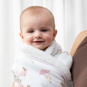 Jersey Sherpa Pram Blanket - Whimsical Wonderland - Living Textiles