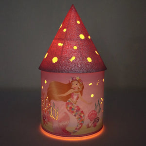 Enchanted Mermaid Lantern - Pink Poppy