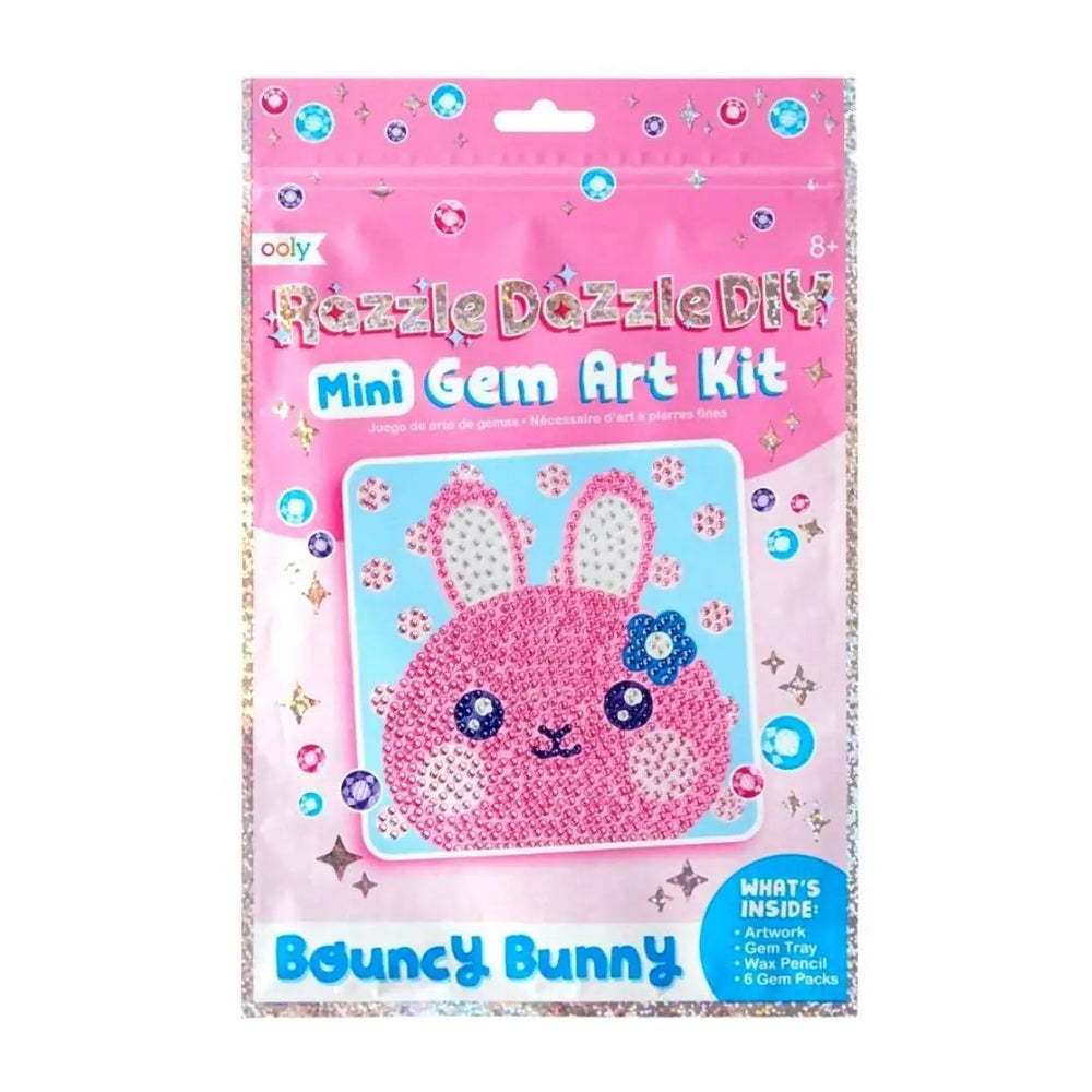 Razzle Dazzle Mini Diy Gem Art Kit - Bouncy Bunny - Ooly