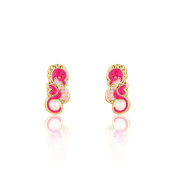 Seahorse Cutie Stud Earrings - Girl Nation