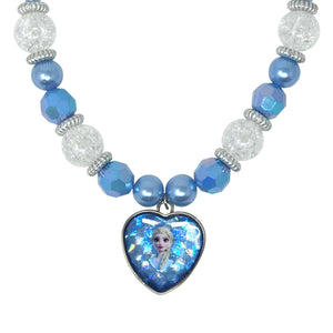 Disney Frozen Elsa Destiny Awaits Necklace and Bracelet Set - Pink Poppy