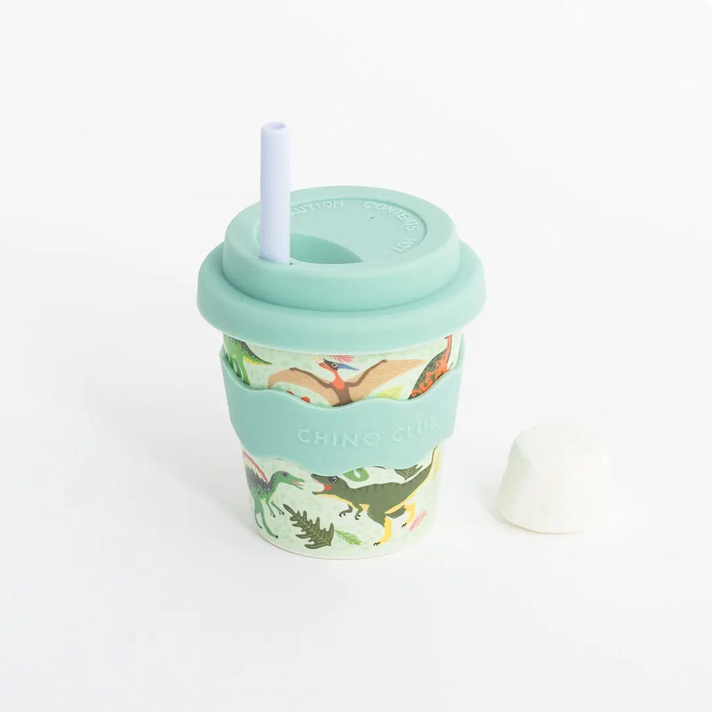 Green Dino Babychino Cup 4oz - Chino Club