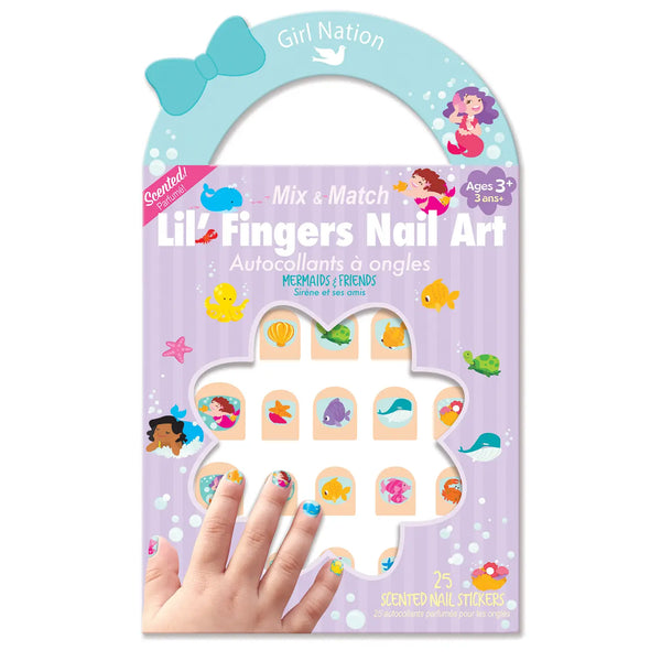 Lil' Fingers Nail Art- Mermaids & Friends - Girl Nation