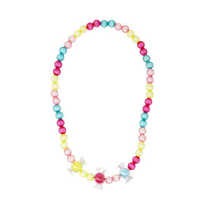 Candy Lolly Necklace & Bracelet - Pink Poppy