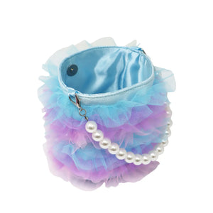 Blue Fairy Ruffle Bag - Pink Poppy