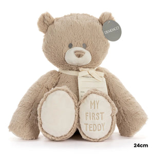 Demdaco My First Teddy Tan 24cm - Mary Meyer