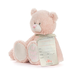 Demdaco My First Teddy Pink 24cm - Mary Meyer