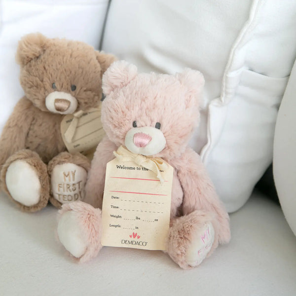 Demdaco My First Teddy Pink 24cm - Mary Meyer