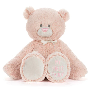 Demdaco My First Teddy Pink 24cm - Mary Meyer