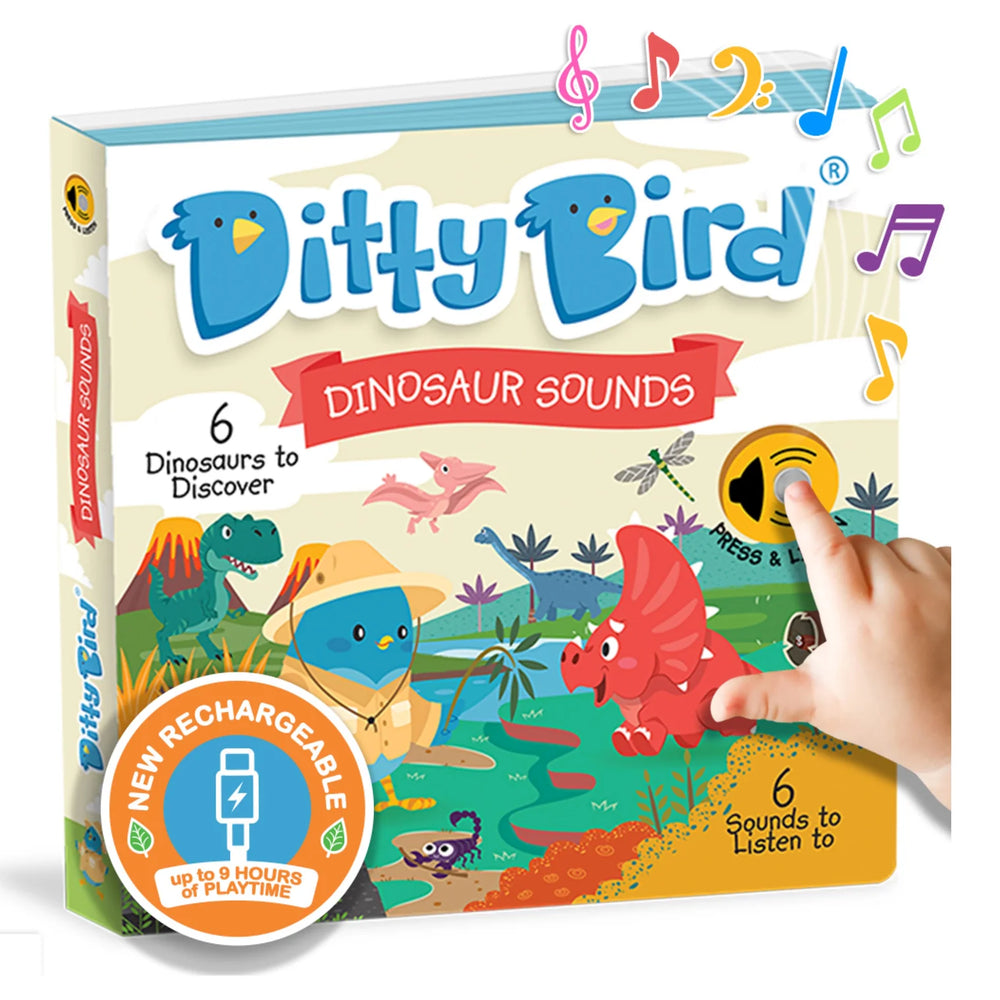 Musical Book - Dinosaur Sounds - Ditty Bird