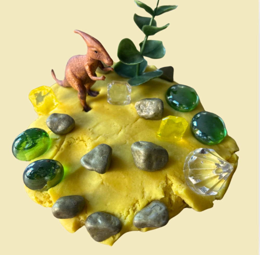 Playdough To Go Sensory Jar - Confetti Blue