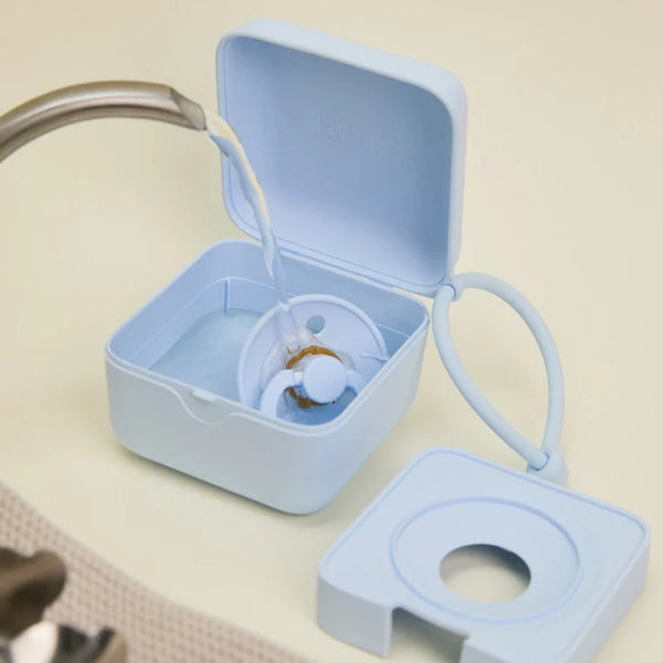 Pacifier Box - Baby Blue - Bibs Denmark