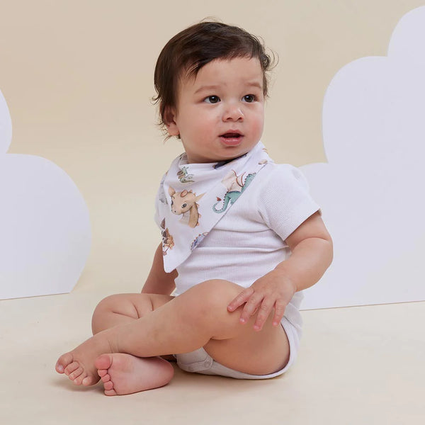 Dragon Organic Dribble Bib - Snuggle Hunny
