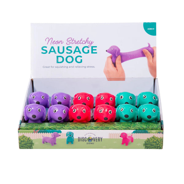 Stretchy Sausage Dog - Neon - IS GIFT