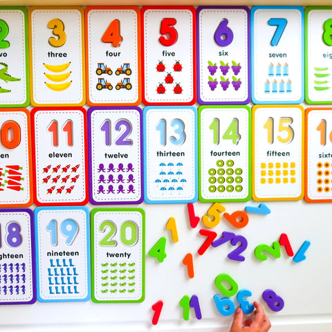 Flashcards & 123 Magnetic Numbers - Curious Columbus