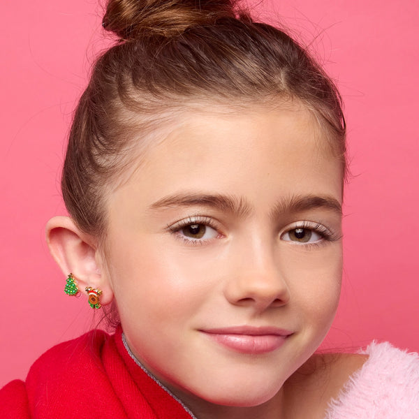 Clip On Earrings | Happy Christmas Tree - Girl Nation
