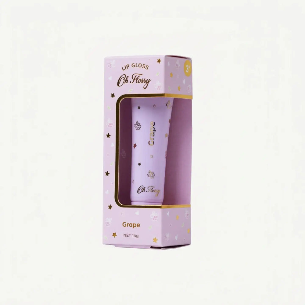 Individual Natural Lip Gloss - Grape - Oh Flossy