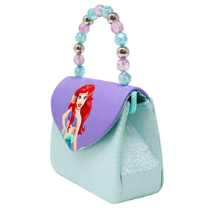 Disney Princess Ariel Mermaid Print Handbag - Pink Poppy