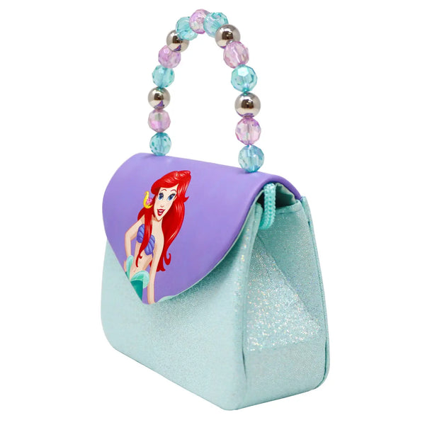 Disney Princess Ariel Mermaid Print Handbag - Pink Poppy