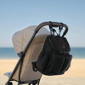 Signature Nappy Backpack - Black Neoprene - OIOI