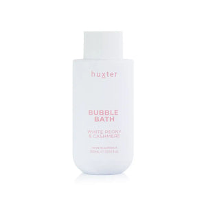 300ml Bubble Bath Boxed - White Peony & Cashmere - Huxter