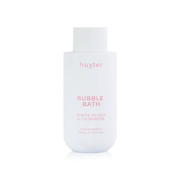 300ml Bubble Bath Boxed - White Peony & Cashmere - Huxter