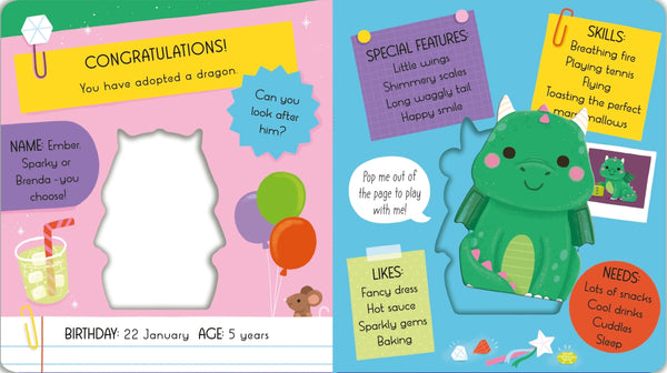 Please Look After This Dragon - Press out & Play Book