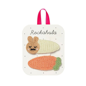 Crochet Bunny Hair Clips - Rockahula Kids