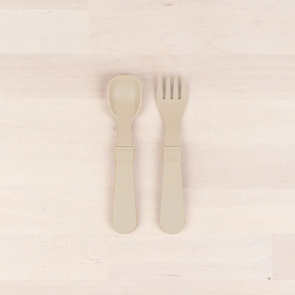 Fork & Spoon Set - Sand - RePlay