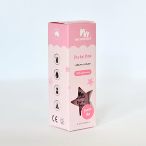 Pastel Pink Water-Based Nail Polish for Kids - No Nasties