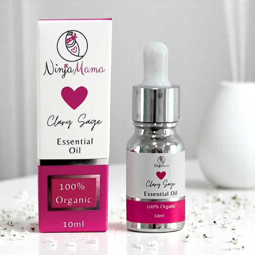 Clary Sage Essential Oil Dropper - Ninja Mama