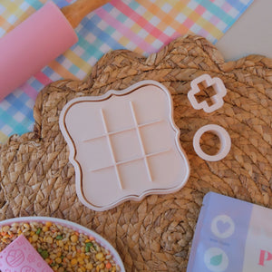 Tic Tac Toe Game - Playdough Stamper - Play Sense