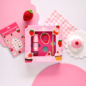 Strawberry Cupcake Natural Makeup Gift Set - No Nasties