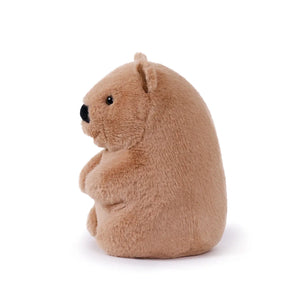 Wallace Wombat – Soft Toy (Vegan Angora) 11.5" / 29cm - OB Designs