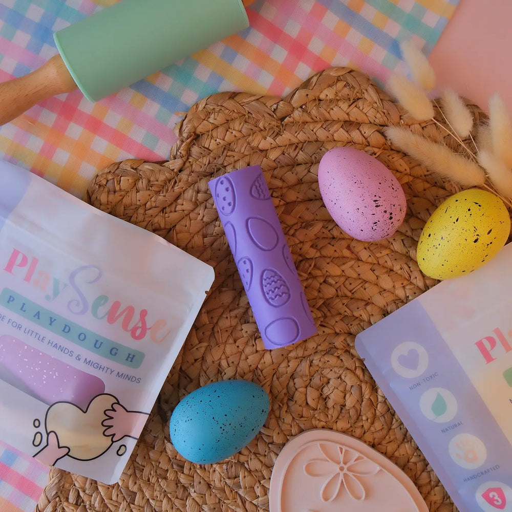 Eco Textured Roller | Easter Eggs - Play Sense