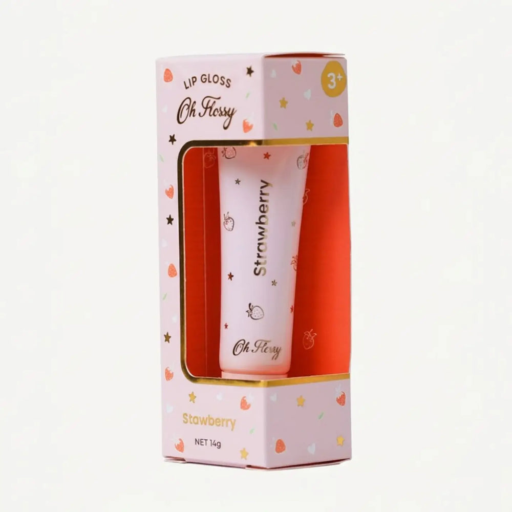 Individual Natural Lip Gloss - Strawberry - Oh Flossy