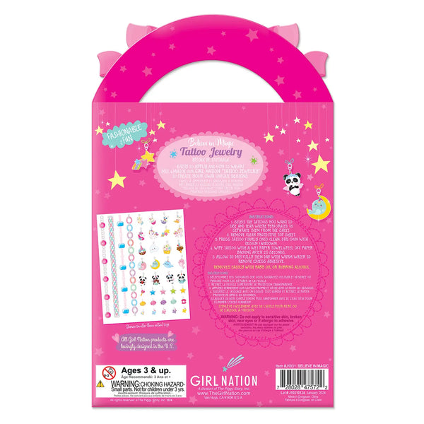 Tattoo Jewelry- Believe in Magic - Girl Nation