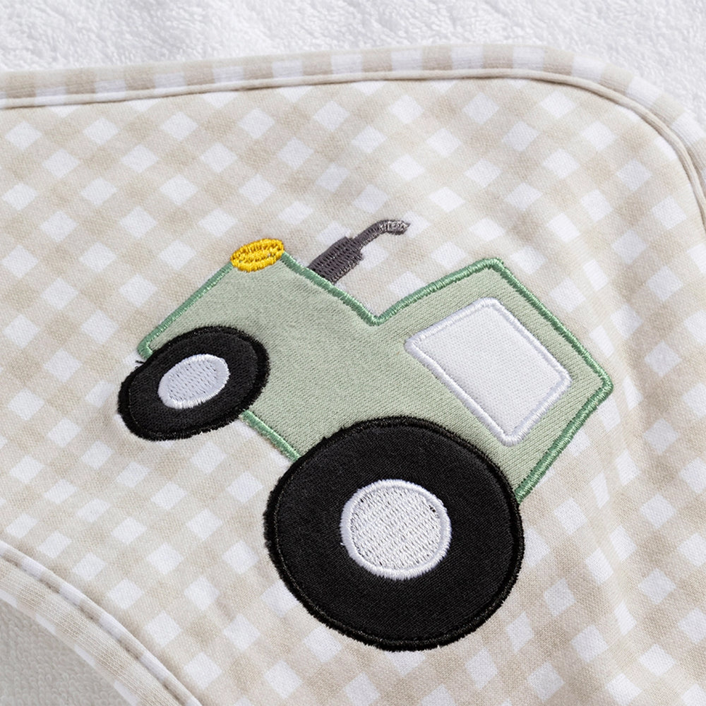 Hooded Towel - Tractor Ride - Living Textiles