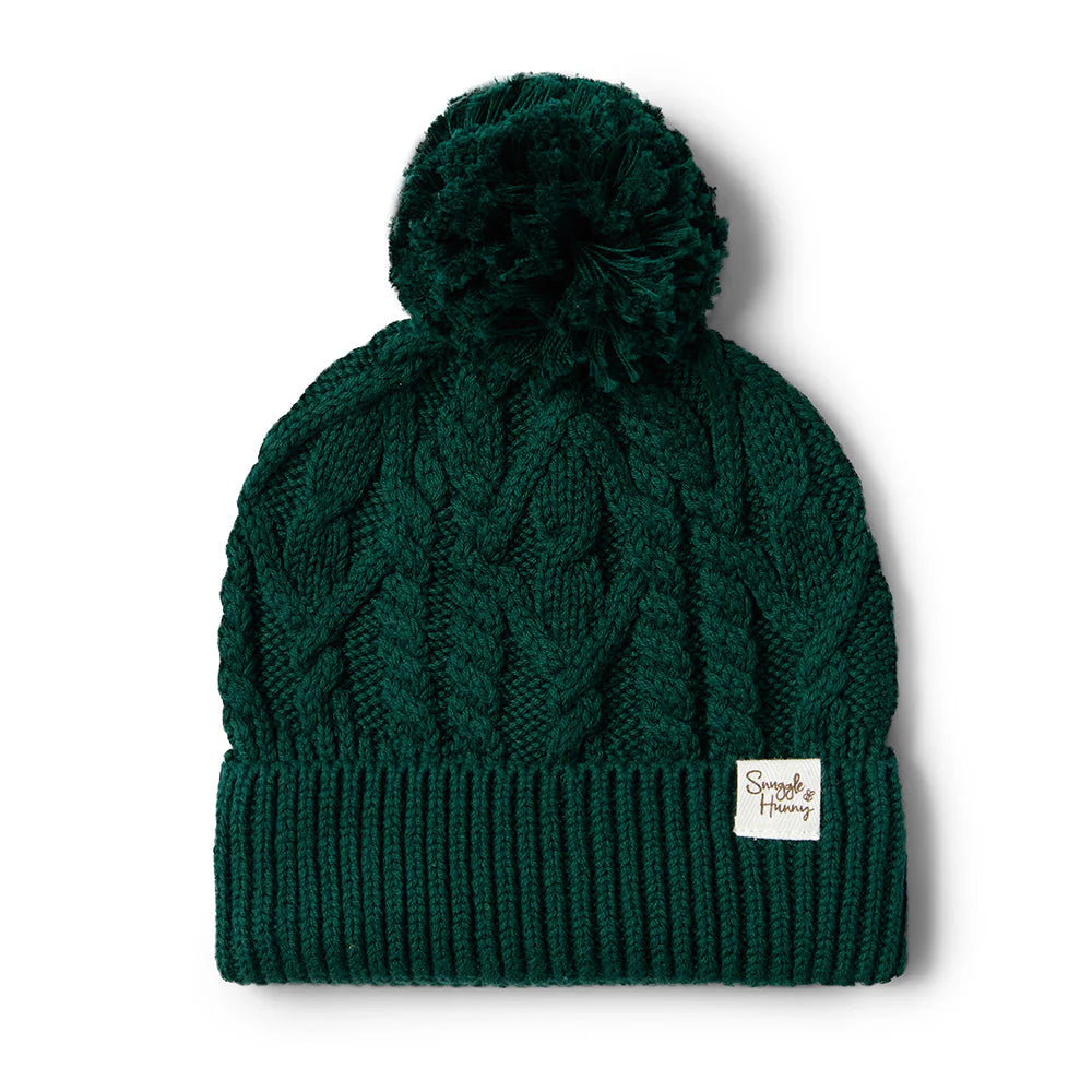 Emerald Organic Baby Knit Beanie - Snuggle Hunny