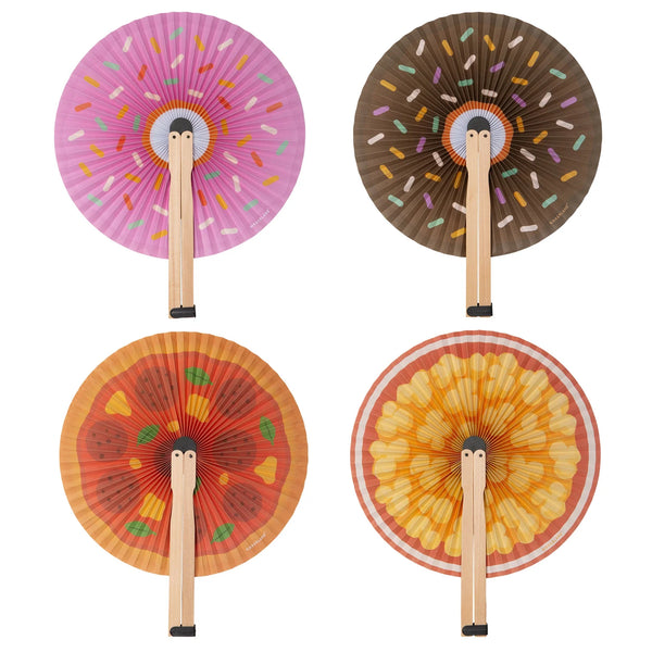 Paper Fans - Food Theme - IS Gift