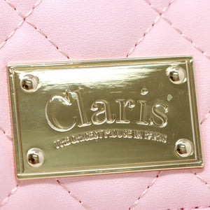 Claris Quilted Shoulder Handbag - Pink Poppy
