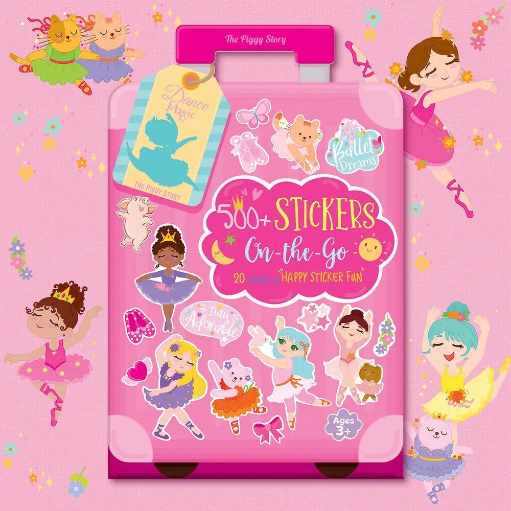500+ Stickers On-The-Go Dance Magic - Girl Nation