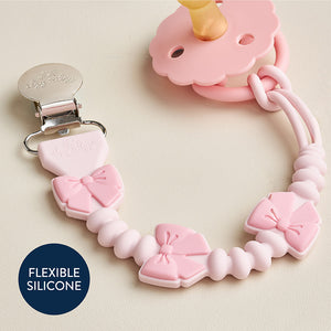 Paci Strap - Pink Bows - Itzy Ritzy