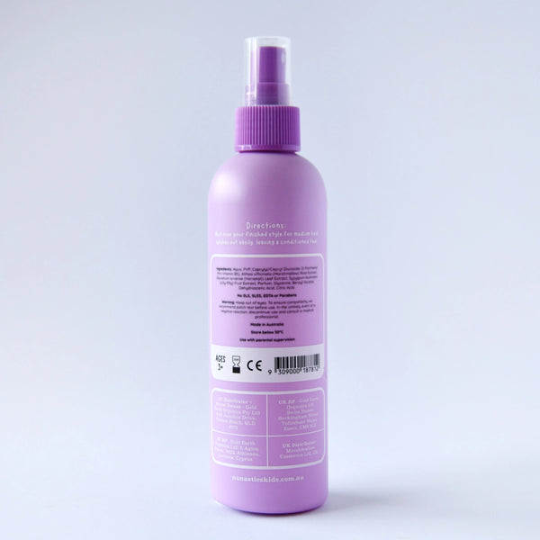 Natural Alcohol Free Hair Spray in Lavender and Fresh Lime - No Nasties