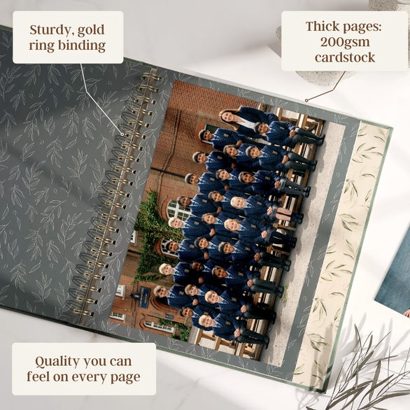 Evergreen - School Memory Book (Emerald) - Peachly
