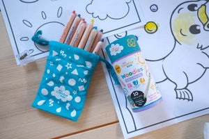 Woodies 3-in-1 Wooden Pencils | Set of 10 - My Creative Box