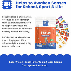 Focuspatch - Focus, Energy and Clarity Stickers - The Natural Patch Co