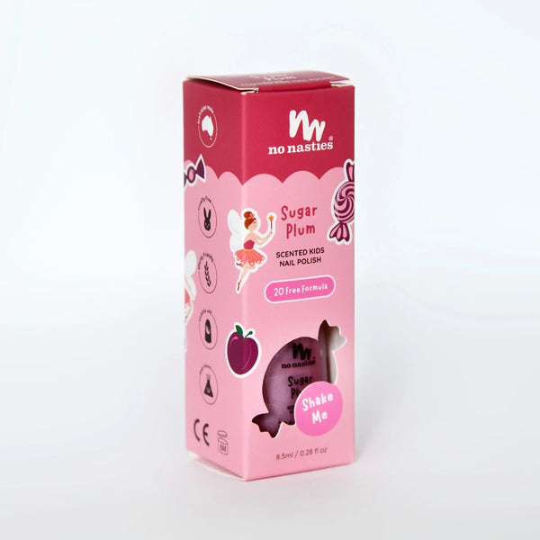 Sugar Plum Water Based Scented Scratch Off Kids Nail Polish - No Nasties